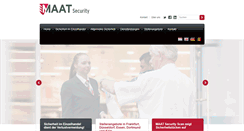 Desktop Screenshot of maatsecurity.de